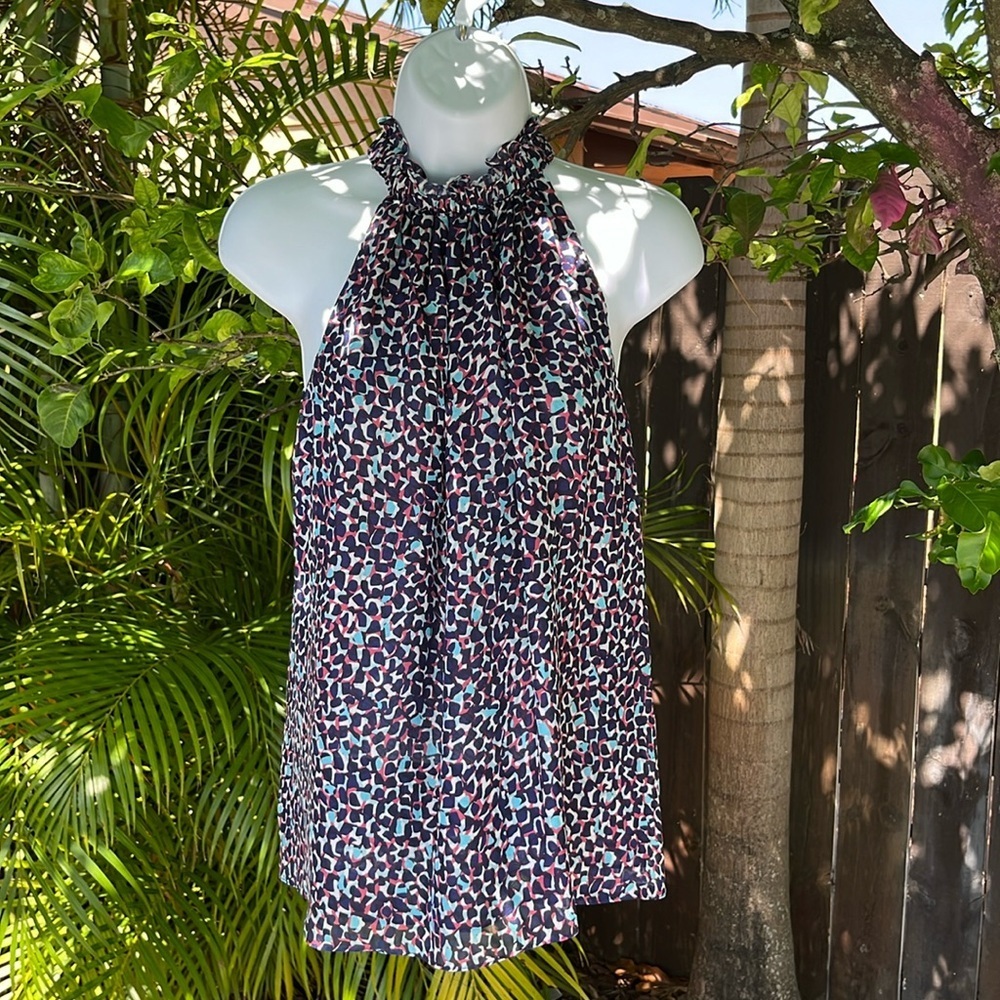 RAMY BROOK High Neck Sleeveless Blouse size small petite - Picture 1 of 9